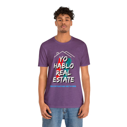 Yo Hablo Real Estate PRO Unisex Jersey Short Sleeve Tee