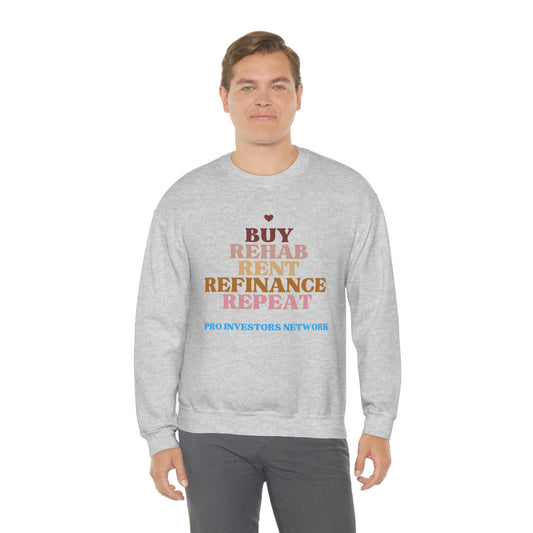 Buy Rehab Rent Refinance Unisex Heavy Sweatshirt