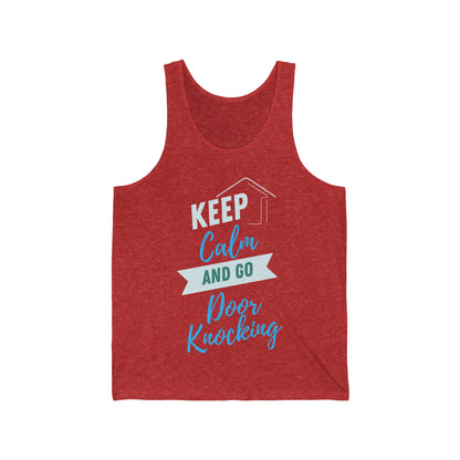 Keep Calm & Door Knock PRO Unisex Tank Top