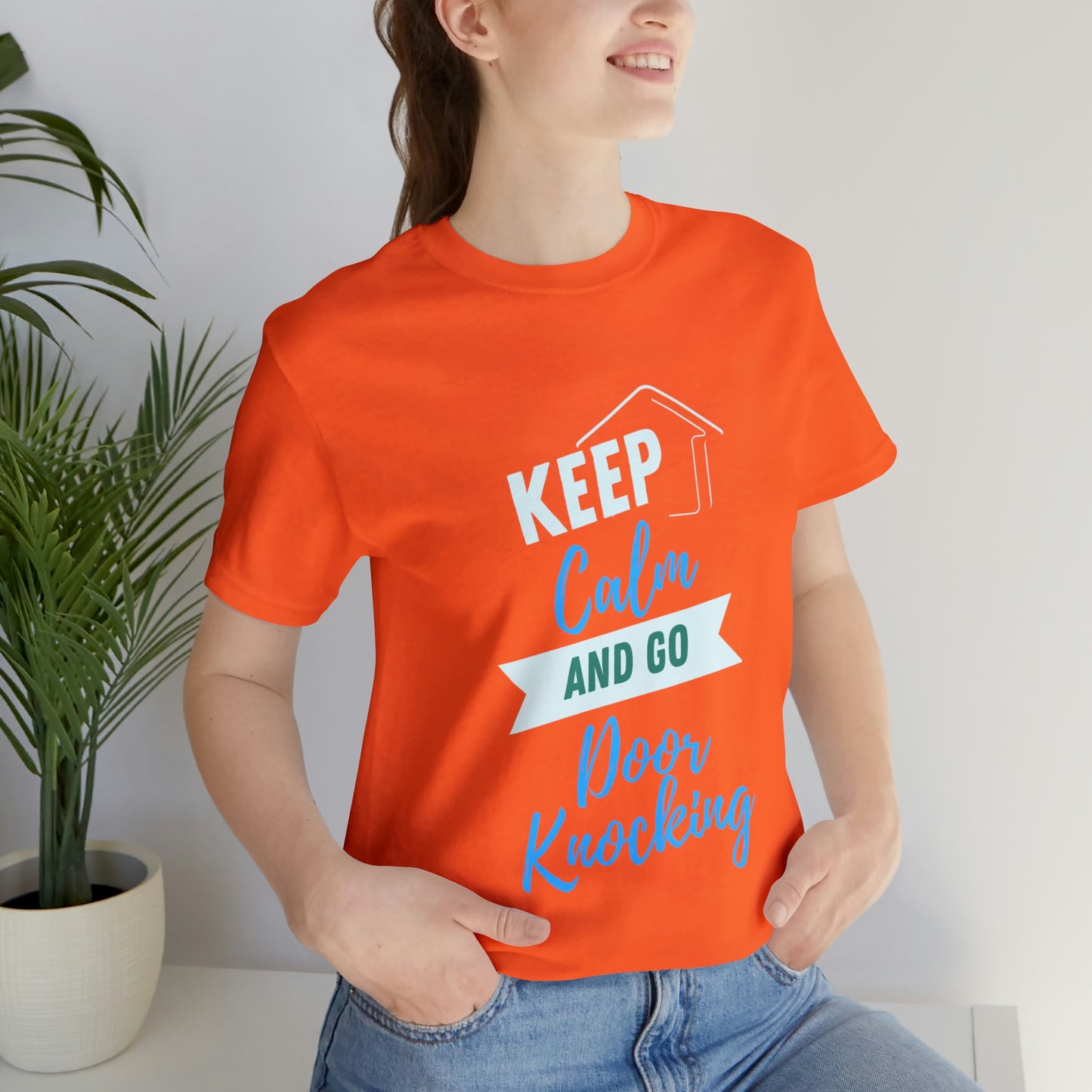 Keep Calm & Door Knock Unisex T-shirt