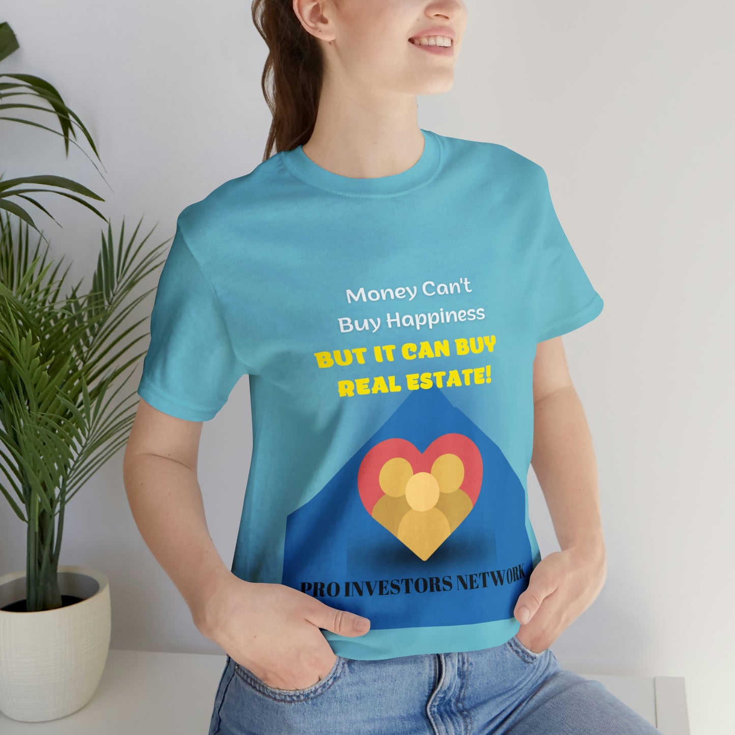 Money Buy Real Estate Heart PRO T-shirt