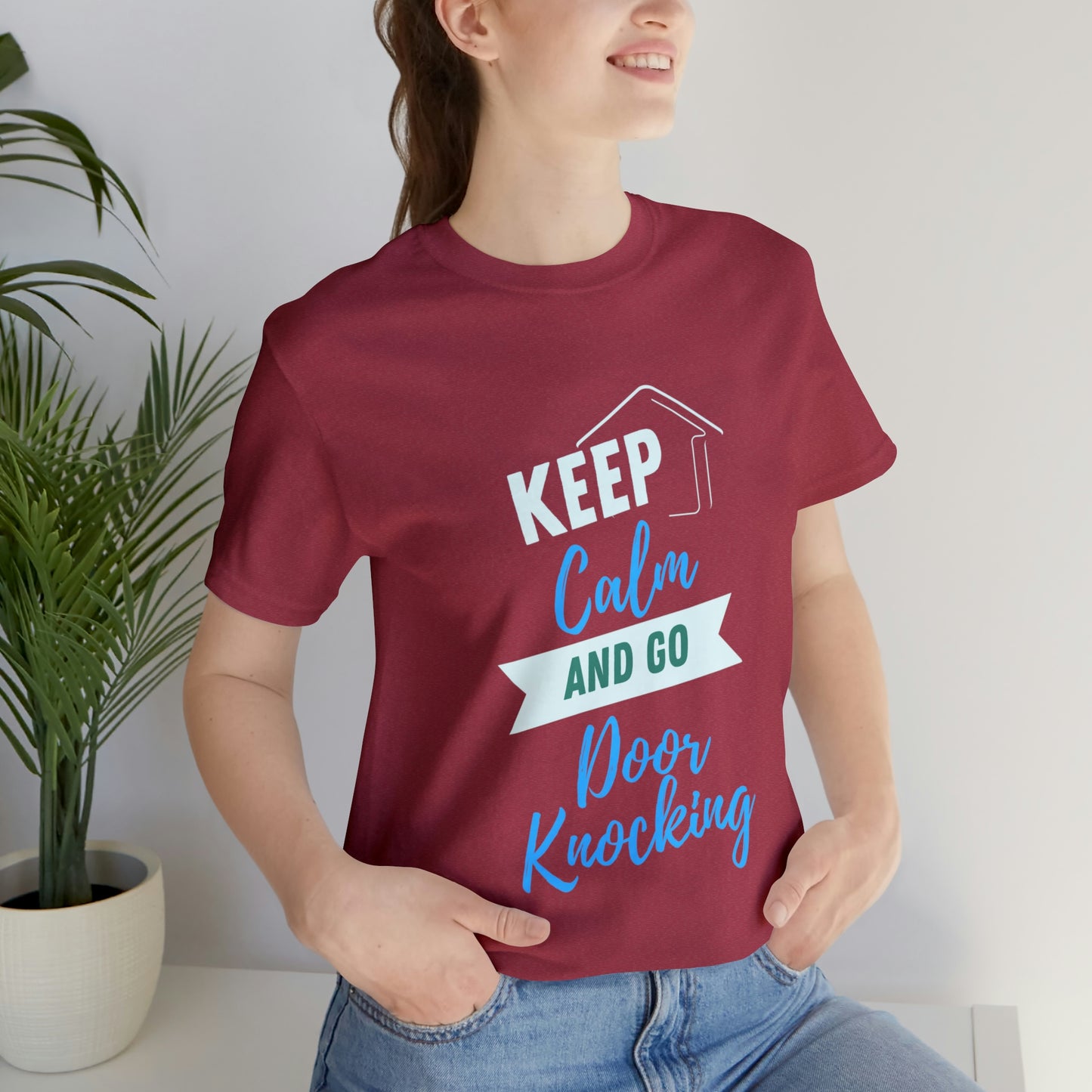 Keep Calm & Door Knock Unisex T-shirt