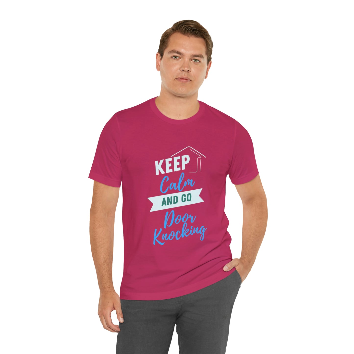Keep Calm & Door Knock Unisex T-shirt