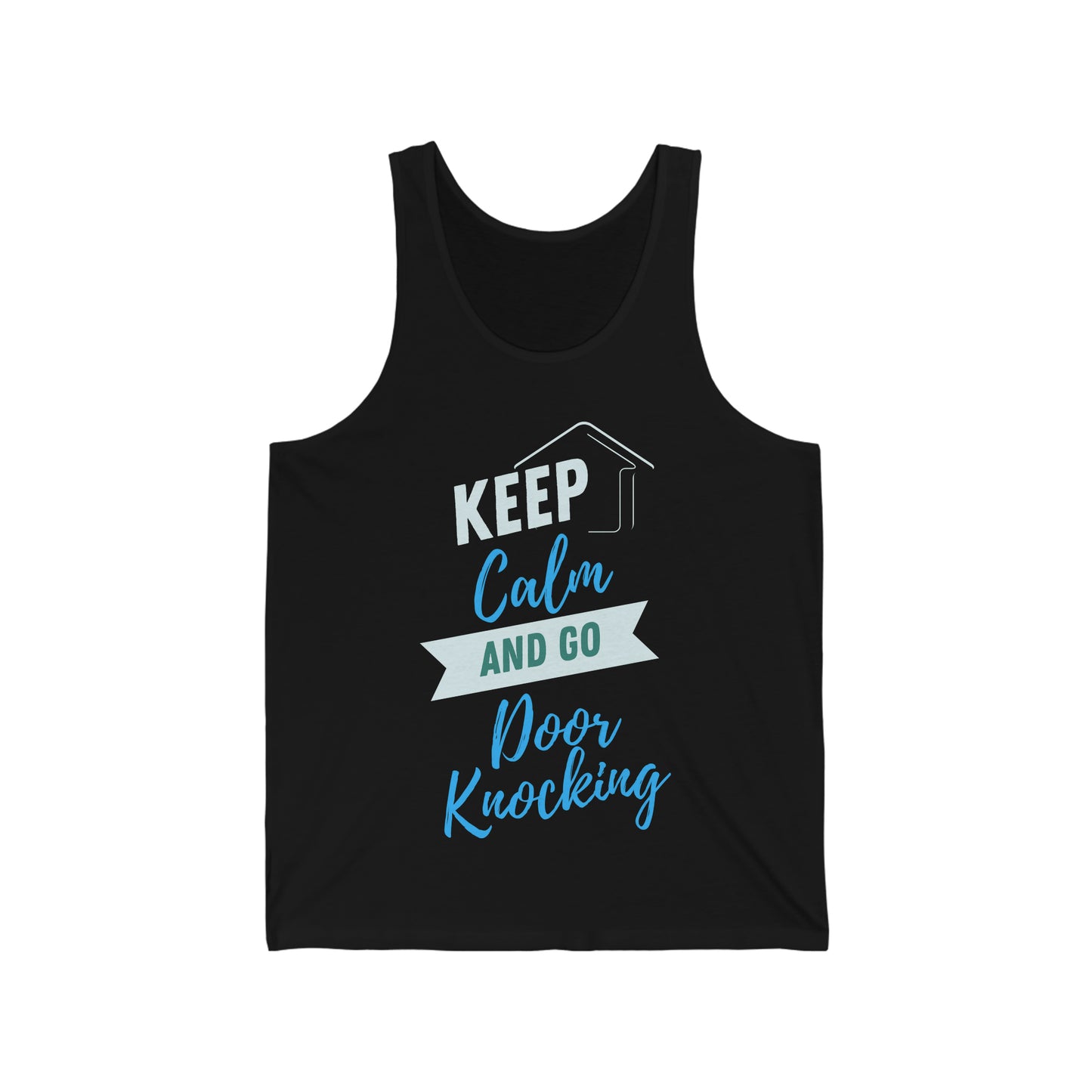 Keep Calm & Door Knock PRO Unisex Tank Top