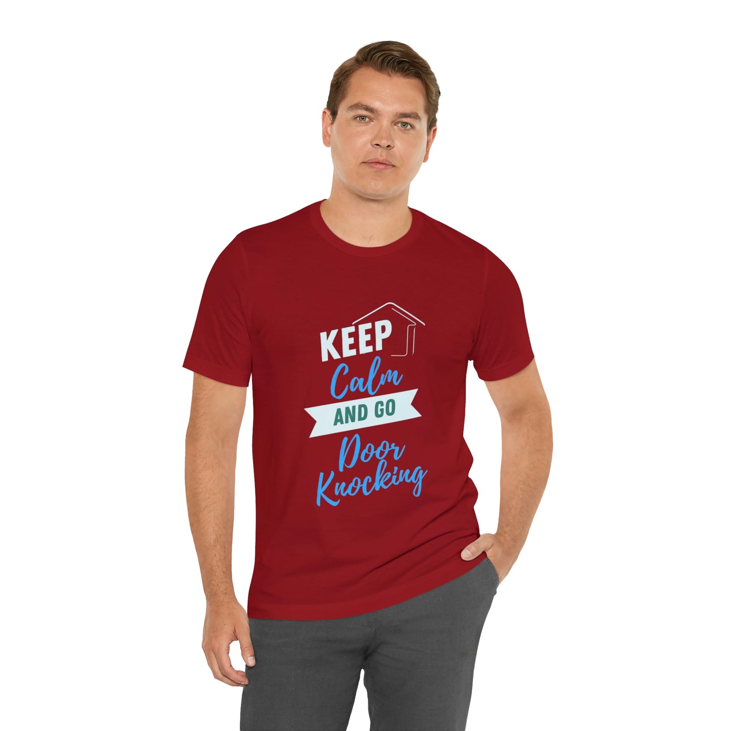 Keep Calm & Door Knock Unisex T-shirt