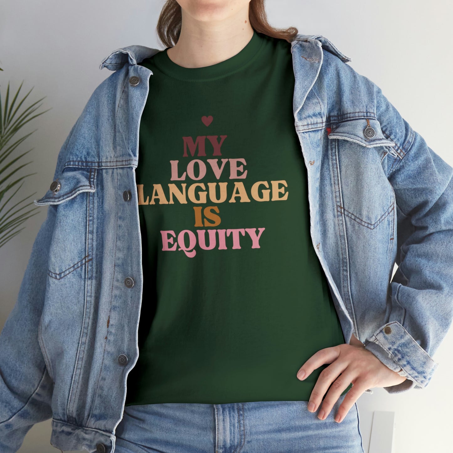 Love Language Is Equity PRO Unisex T-shirt