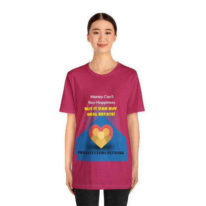 Money Buy Real Estate Heart PRO T-shirt