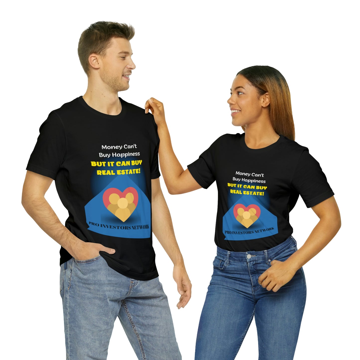 Money Buy Real Estate Heart PRO T-shirt