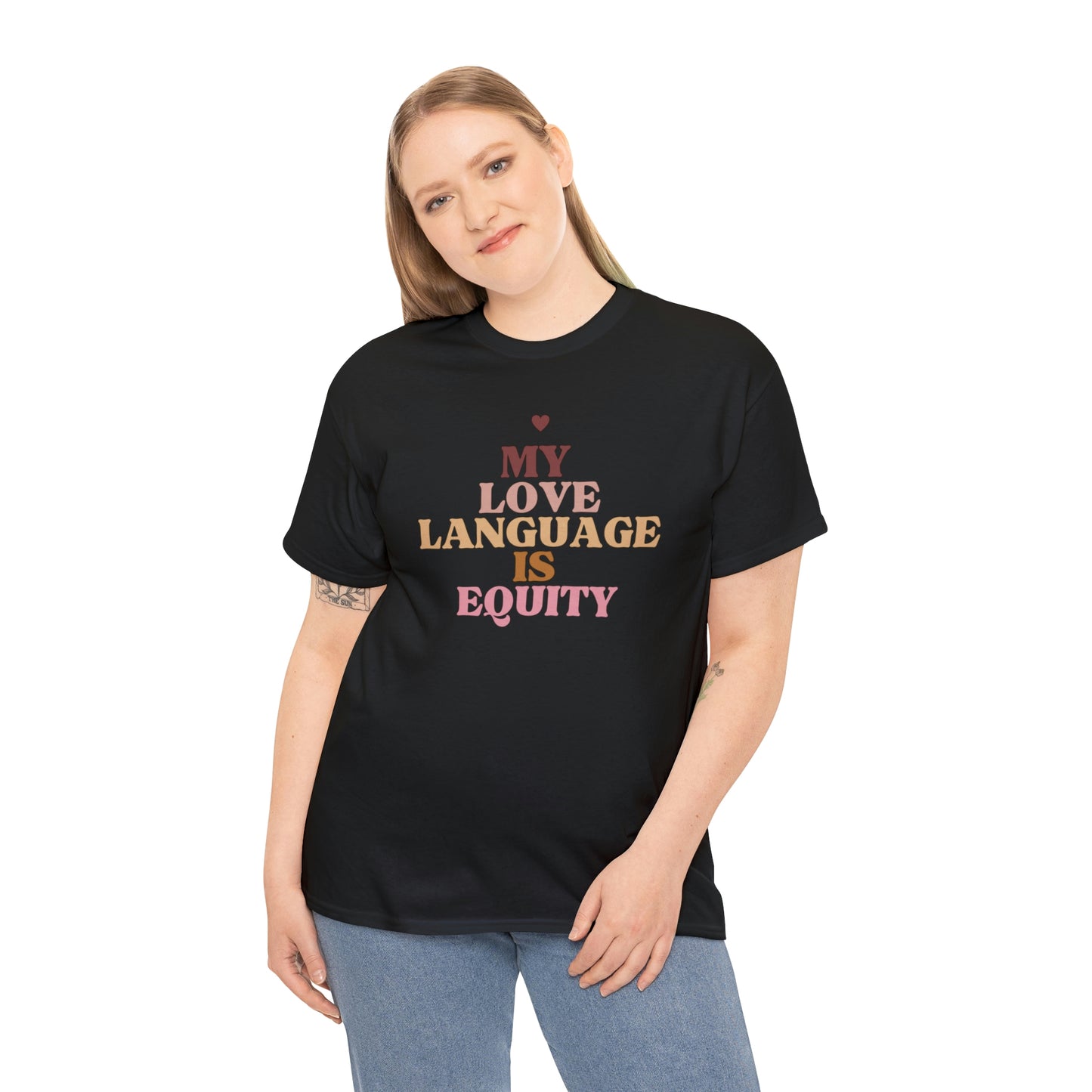 Love Language Is Equity PRO Unisex T-shirt